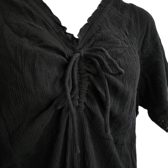 Ellos black gauze maxi dress NWT - Picture 3 of 8